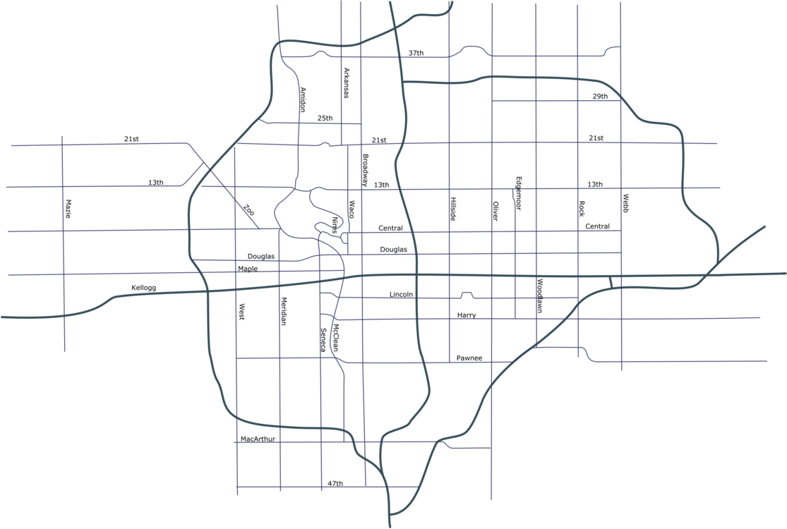 1115x750 Street City Map Drawing Kansas Cc0 - Free Map Drawing