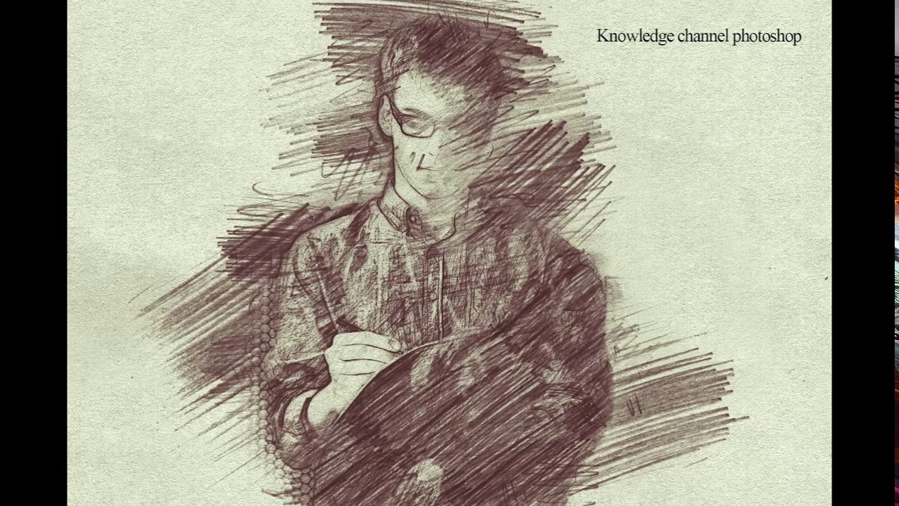 1280x720 Pencil Sketch Photoshop Action Free Download - Free Pencil Drawings