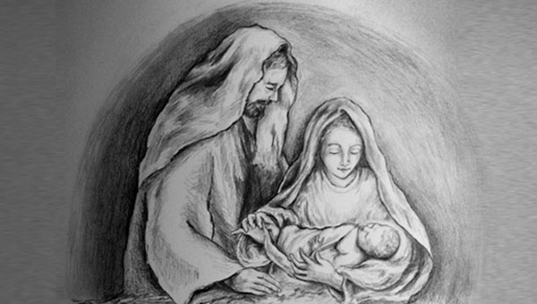 600x340 Christmas Pencil Drawings - Free Pencil Drawings