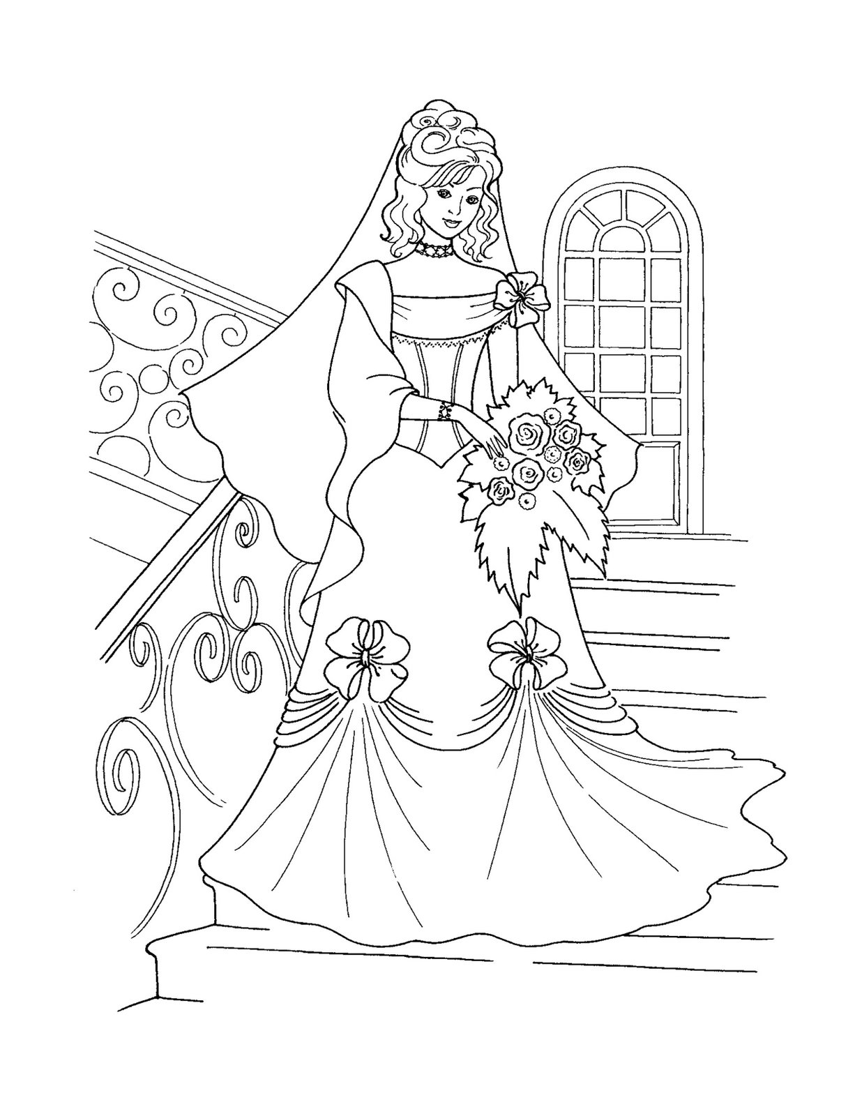 1236x1600 Free Printable Disney Princess Coloring Pages For Kids - Free Printable Drawings