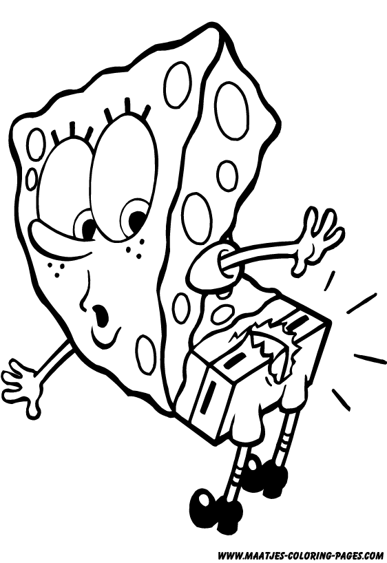 562x818 Printable Coloring Pages Free Coloring Pages Spongebob Coloring - Free Printable Drawings