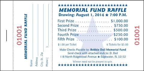 480x239 Raffle Books Drawing Ticket Books - Free Printable Tickets For Drawings