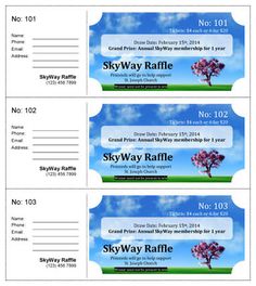 236x264 Free Raffle Ticket Templates Follow These Steps To Create Your - Free Printable Tickets For Drawings