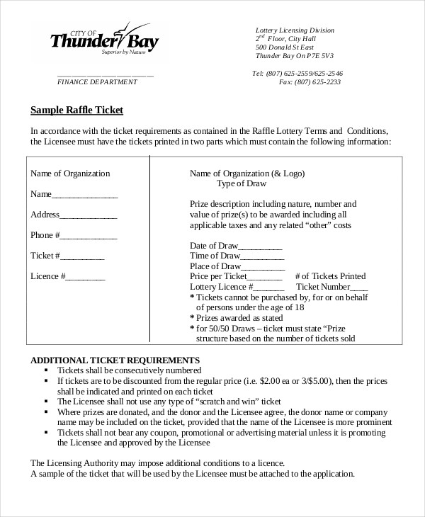 600x730 Printable Raffle Ticket Templates - Free Printable Tickets For Drawings