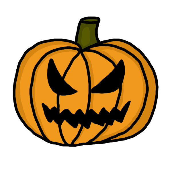 600x600 Free Pumpkin Cartoon Image Royalty Free Stock Images Halloween - Free Pumpkin Drawing