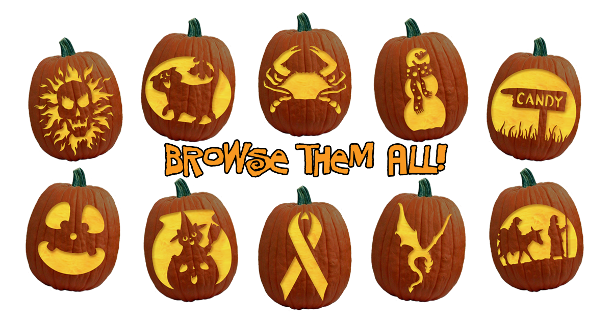 1200x630 All Of Our Free Pumpkin Carving Patterns And Stencils In One Spot - Free Pumpkin Drawing