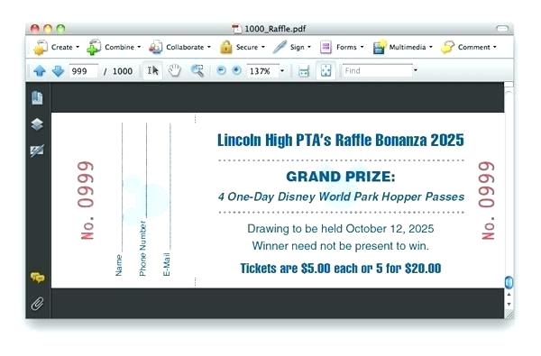 600x395 Free Raffle Draw Ticket Template Software Tickets Download Maker - Free Raffle Drawing Template