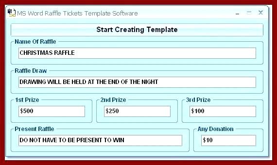 570x340 Fundraising Fundraiser Ticket Templates Free Drawing Template - Free Raffle Drawing Template