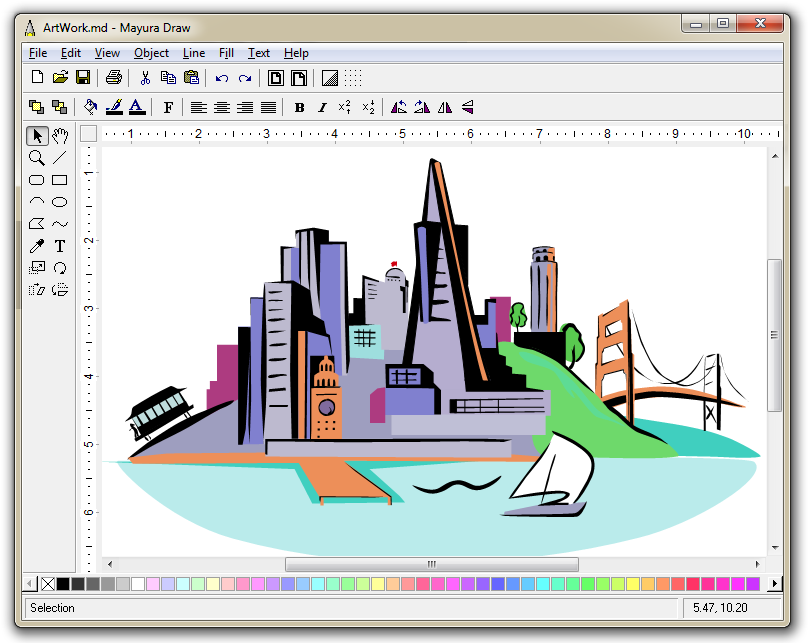 809x643 Mayura Draw Vector Drawing Program With And Export - Free Vector Drawing