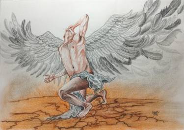 375x266 Wings Of Freedom Drawing - Freedom Drawing