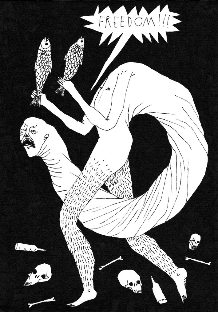 709x1013 Freedom! - Freedom Drawing