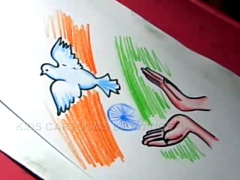 480x360 How To Draw Easy Independence Day Drawing Designs Step - Freedom Drawing Ideas