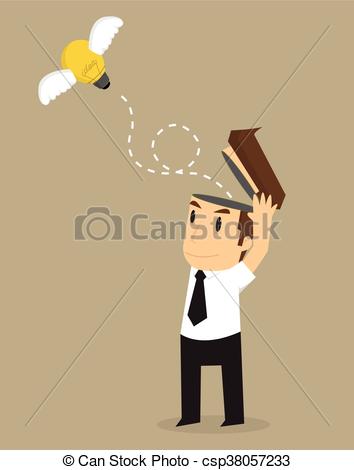 354x470 Businessman Release Bulb Ideas, Freedom Of Thought Vector - Freedom Drawing Ideas