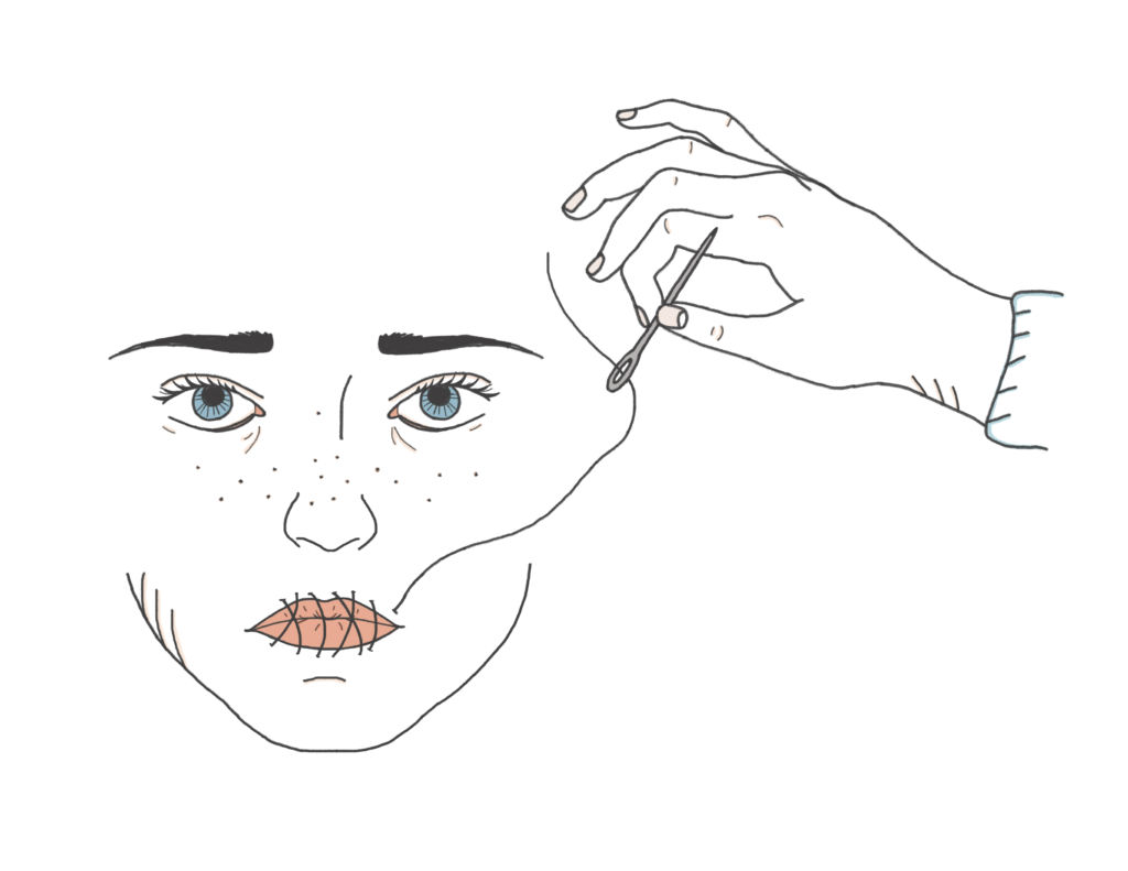 1024x791 not so free speech opinion - Freedom Of Speech Drawing