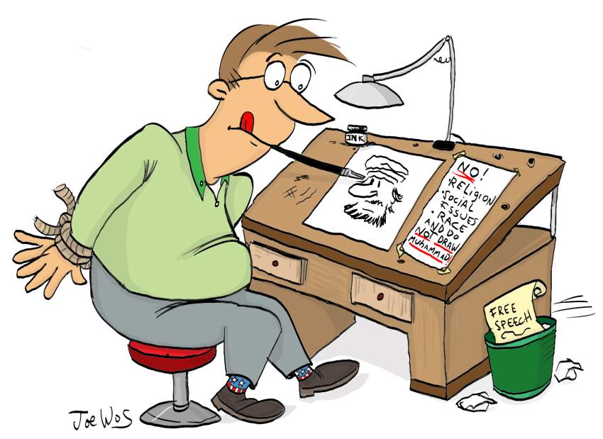 850x619 our sensitivities have eroded freedom of speech - Freedom Of Speech Drawing