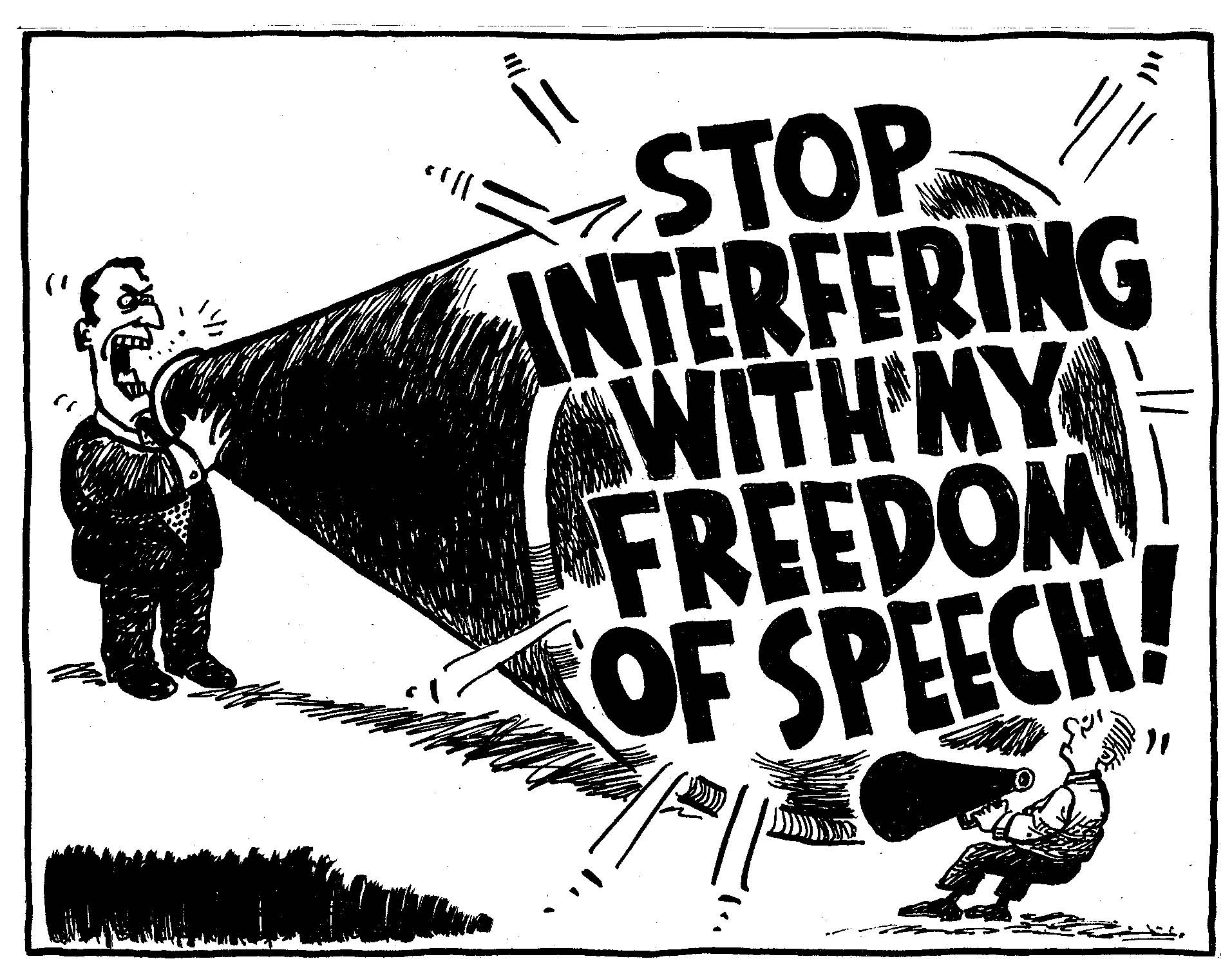 1913x1505 Protection - Freedom Of Speech Drawing