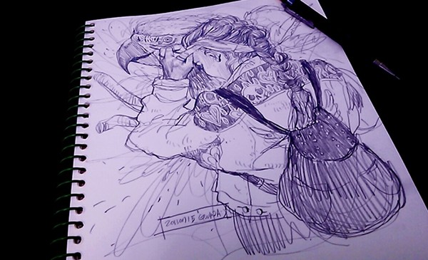 600x365 Freestyle Pencil Drawing Iii On Behance - Freestyle Drawing