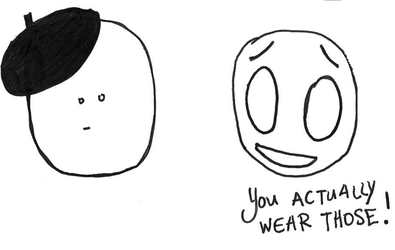 1371x870 france part one berets are a thing} the blob blog - French Beret Drawing