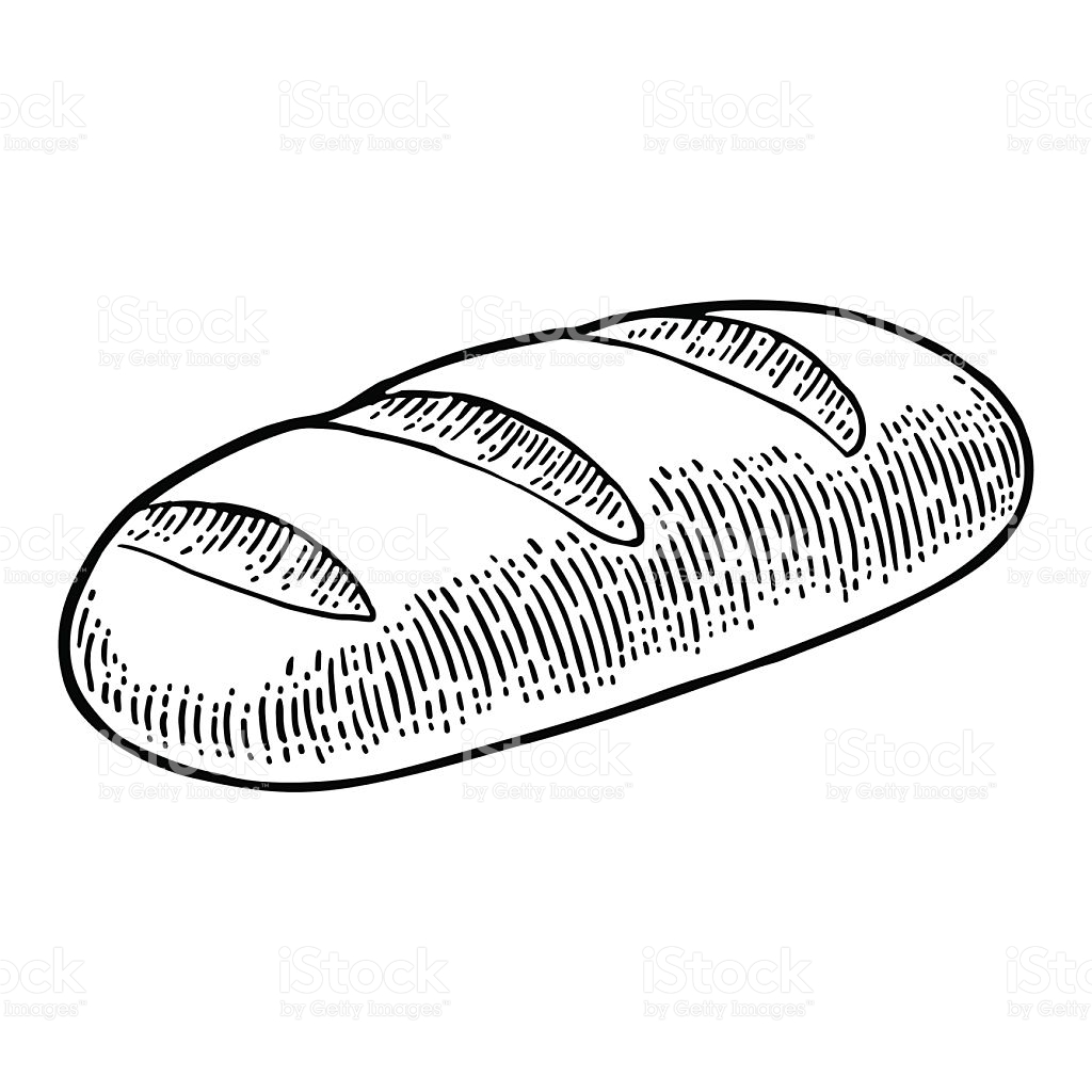 French Bread Drawing at Explore collection of