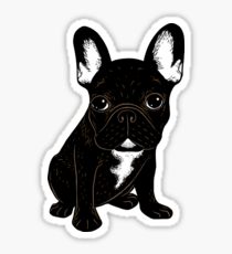 210x230 french bulldog drawing stickers redbubble - French Bulldog Drawing