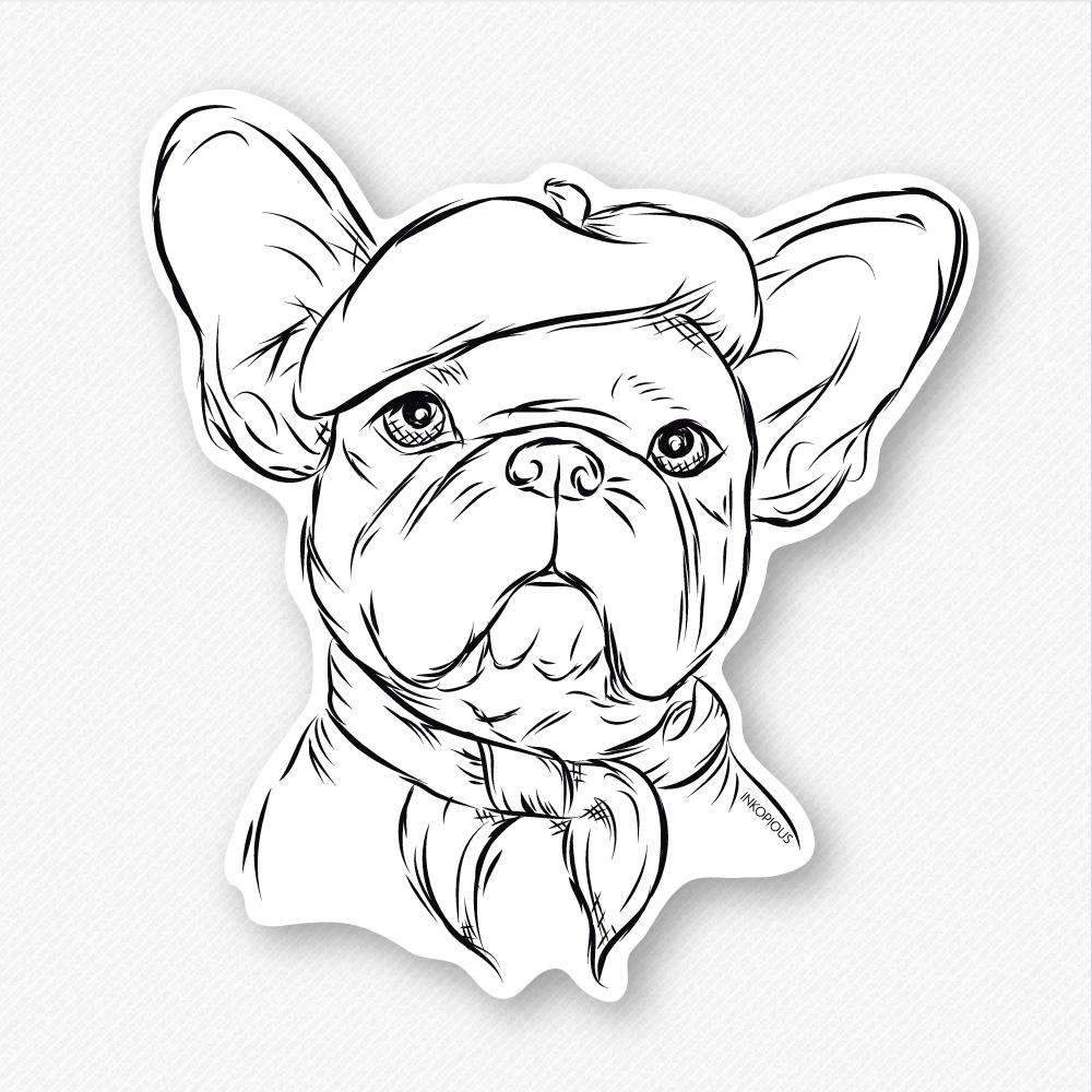 French Bulldog Line Drawing at Explore collection