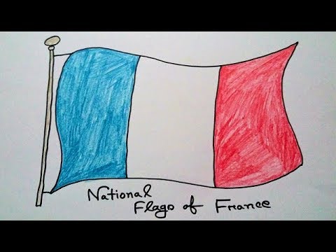 480x360 how to draw national flag of france drawing french flag - French Drawings