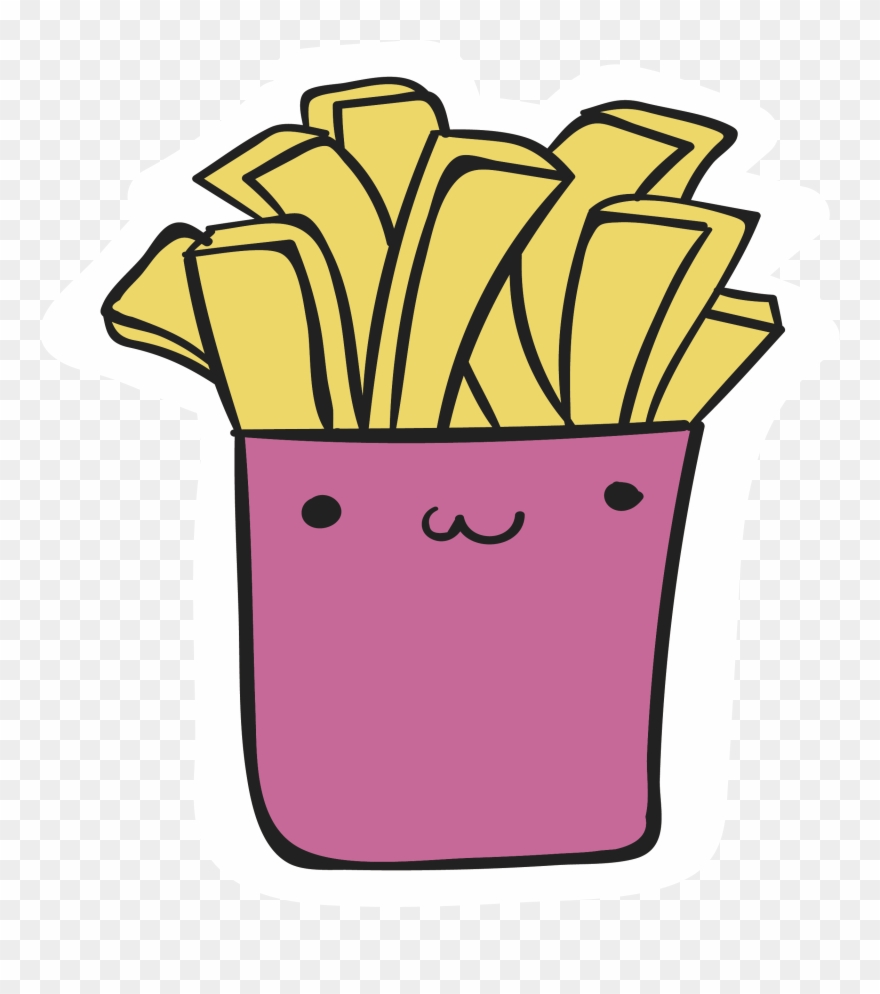 880x994 image transparent stock french fries junk food - French Fries Drawing