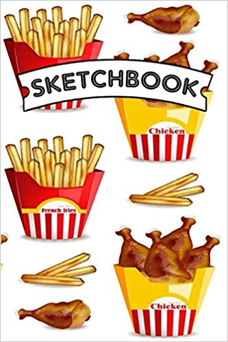 333x499 sketchbook french fries pages of x blank paper - French Fries Drawing