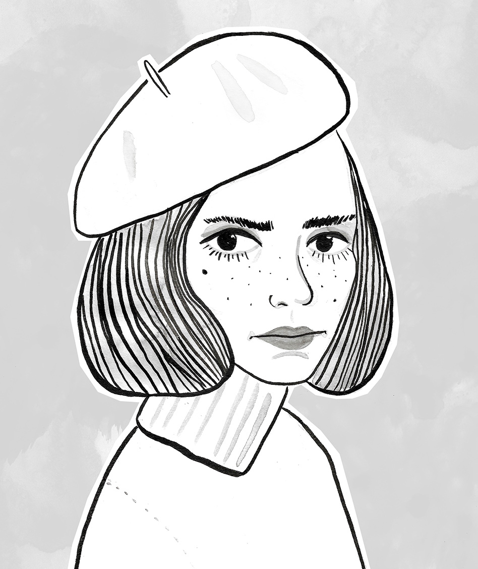 948x1128 French Girls - French Girl Drawing