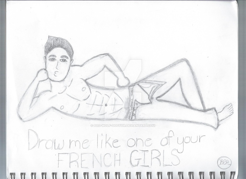 1024x745 French Girl Drawing - French Girl Drawing