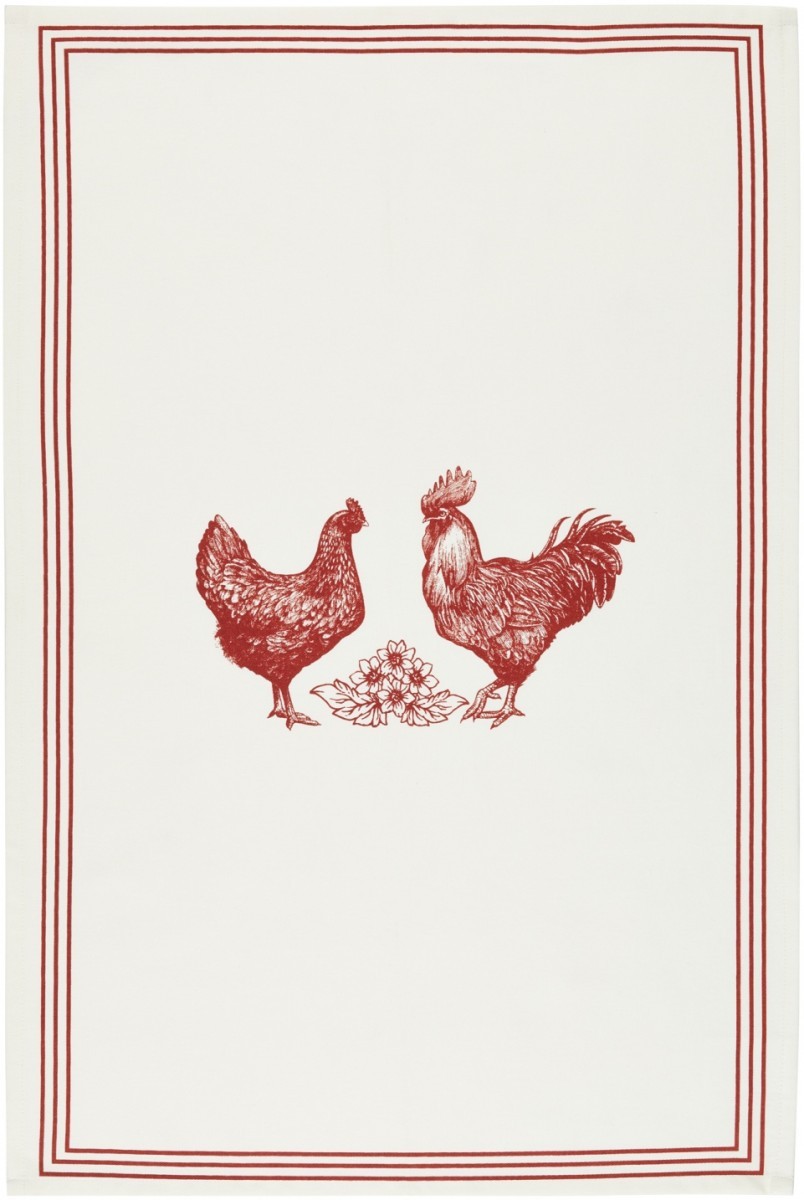 804x1200 kitchen craft set of french hen tea towels de gruchy forever - French Hen Drawing