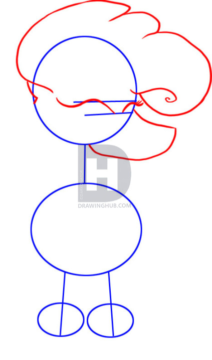 423x720 How To Draw A Poodle, Step - French Poodle Drawing