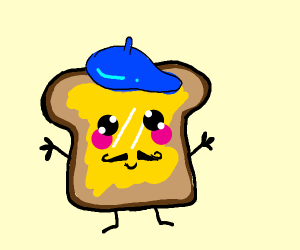 300x250 French Toast Drawing - French Toast Drawing