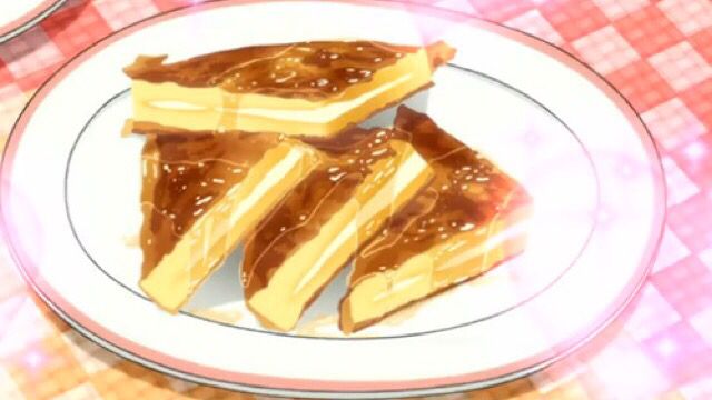 640x360 French Toast W Cinnamon Honey!! Anime Yama No Susume Anime - French Toast Drawing