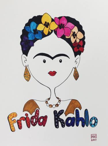 375x506 Frida Kahlo Drawing - Frida Kahlo Drawings