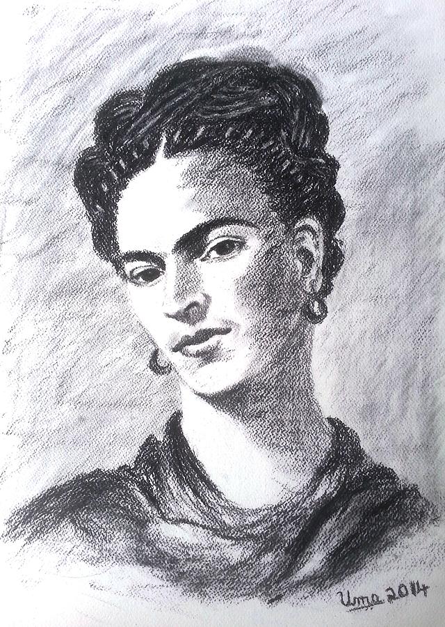 640x900 Frida Kahlo Drawing - Frida Kahlo Drawings