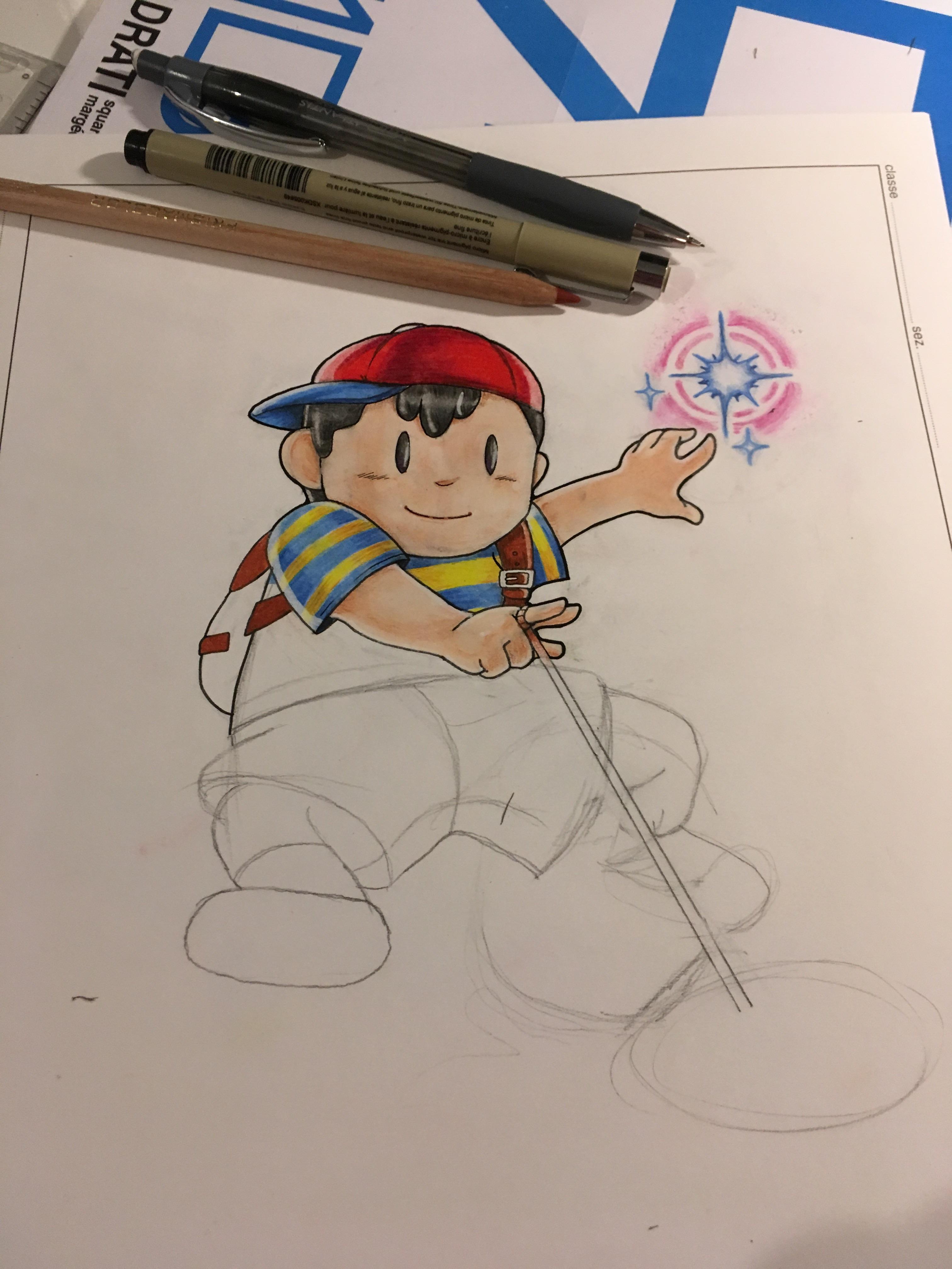 3024x4032 friday night drawing earthbound - Friday Drawing