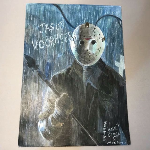 640x640 jason voorhees from friday the part - Friday Drawing