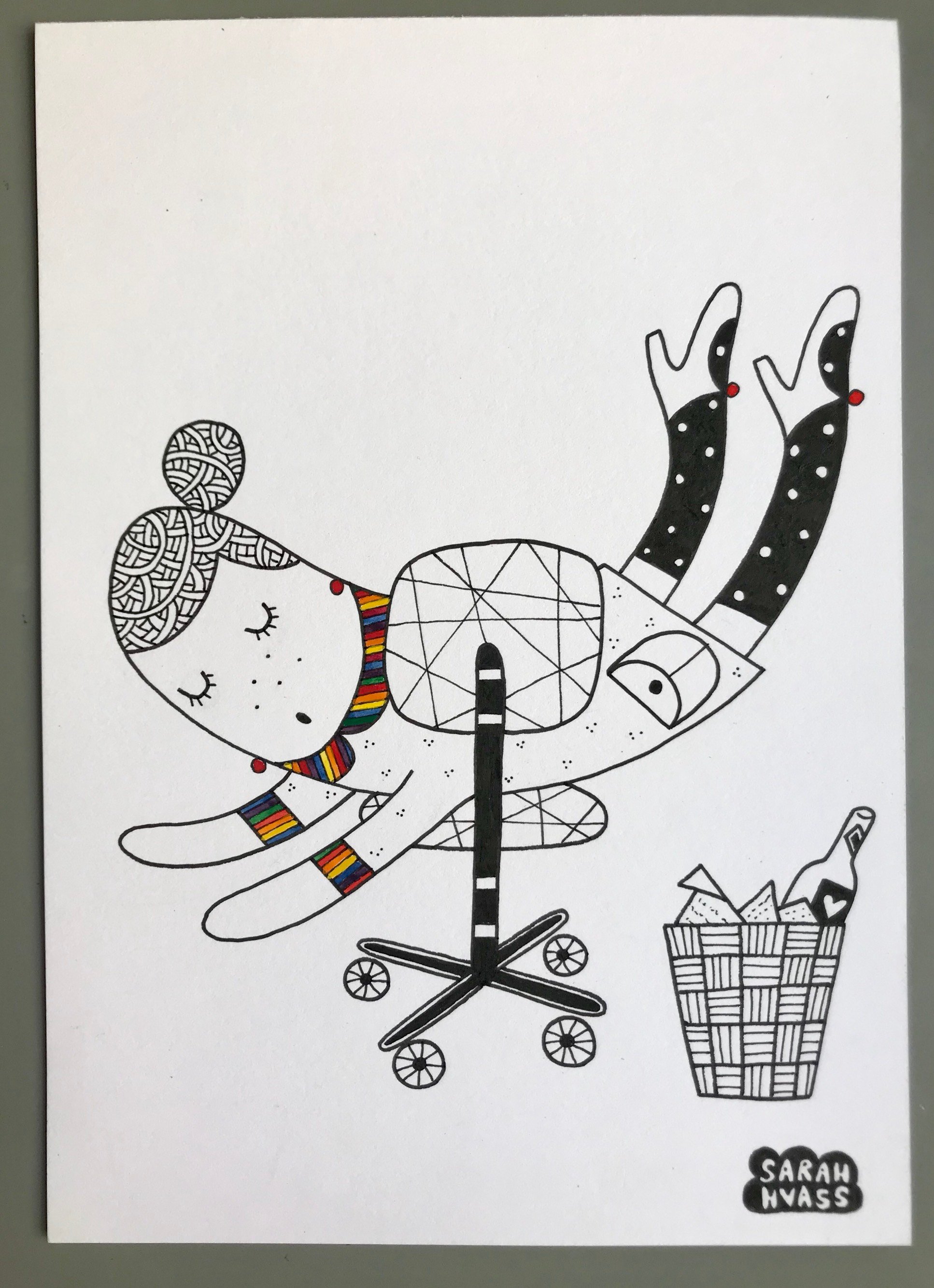 1934x2668 Sarah Hvass - Friday Drawing