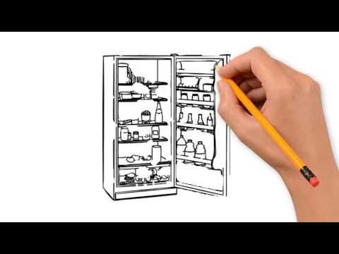480x360 fridge things to draw in pencil step - Fridge Drawings