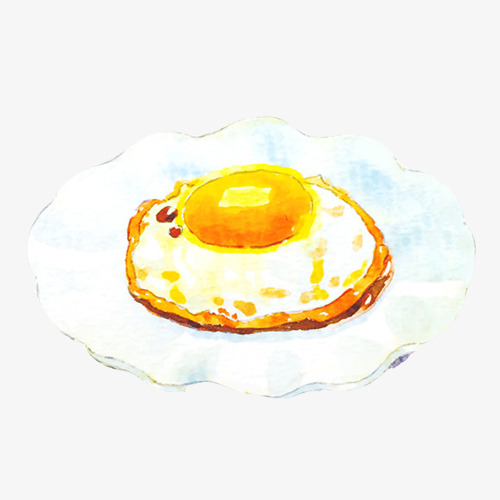500x500 fried eggs, hand drawing creative image, egg, coke yellow, fried - Fried Egg Drawing