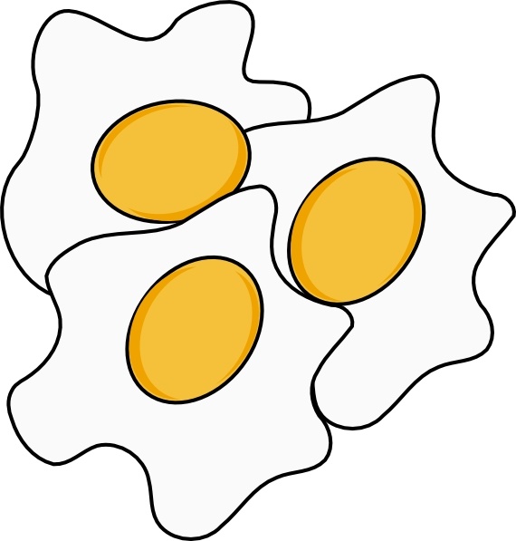570x597 fried eggs clip art free vector in open office drawing - Fried Egg Drawing