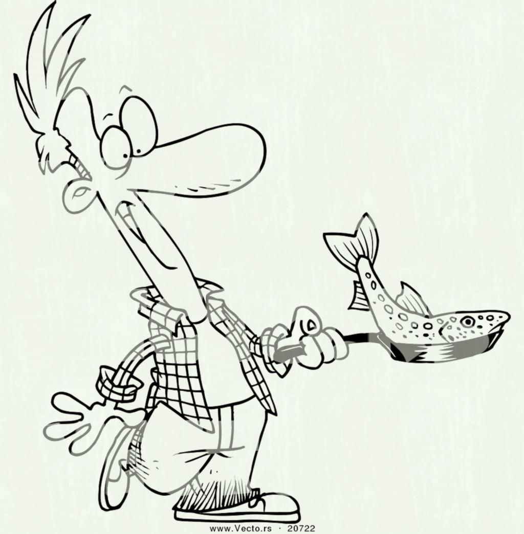 1024x1044 fried fish drawing - Fried Fish Drawing