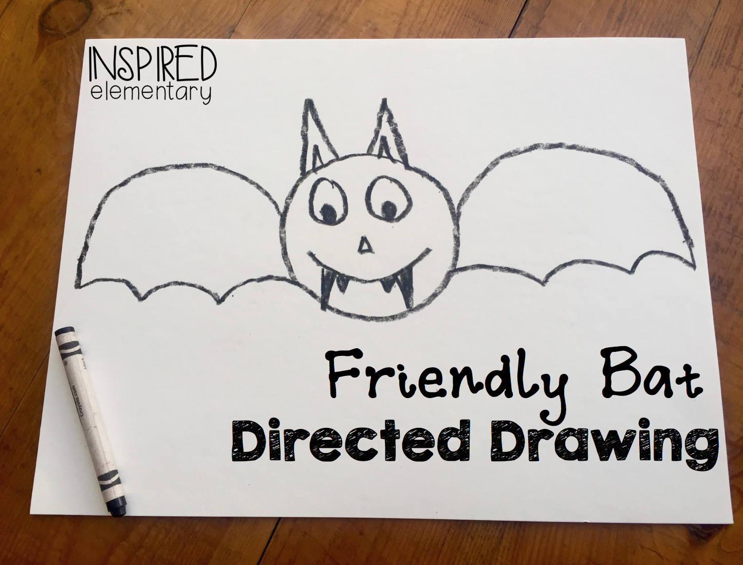 1446x1100 friendly bat directed drawing inspired elementary - Friendly Drawing