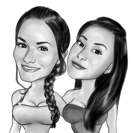 463x463 caricature website of worldwide artists - Friends Cartoon Drawing