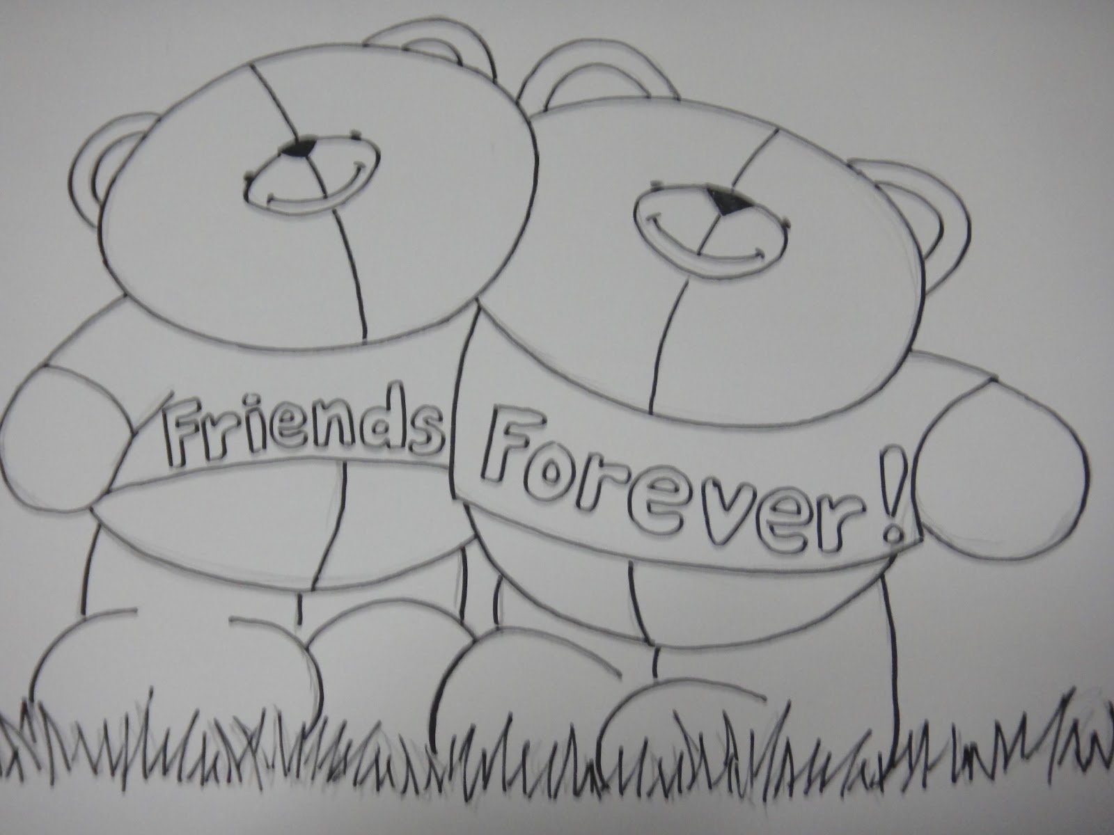 Friendship Day Drawing At PaintingValley.com | Explore Collection Of ...