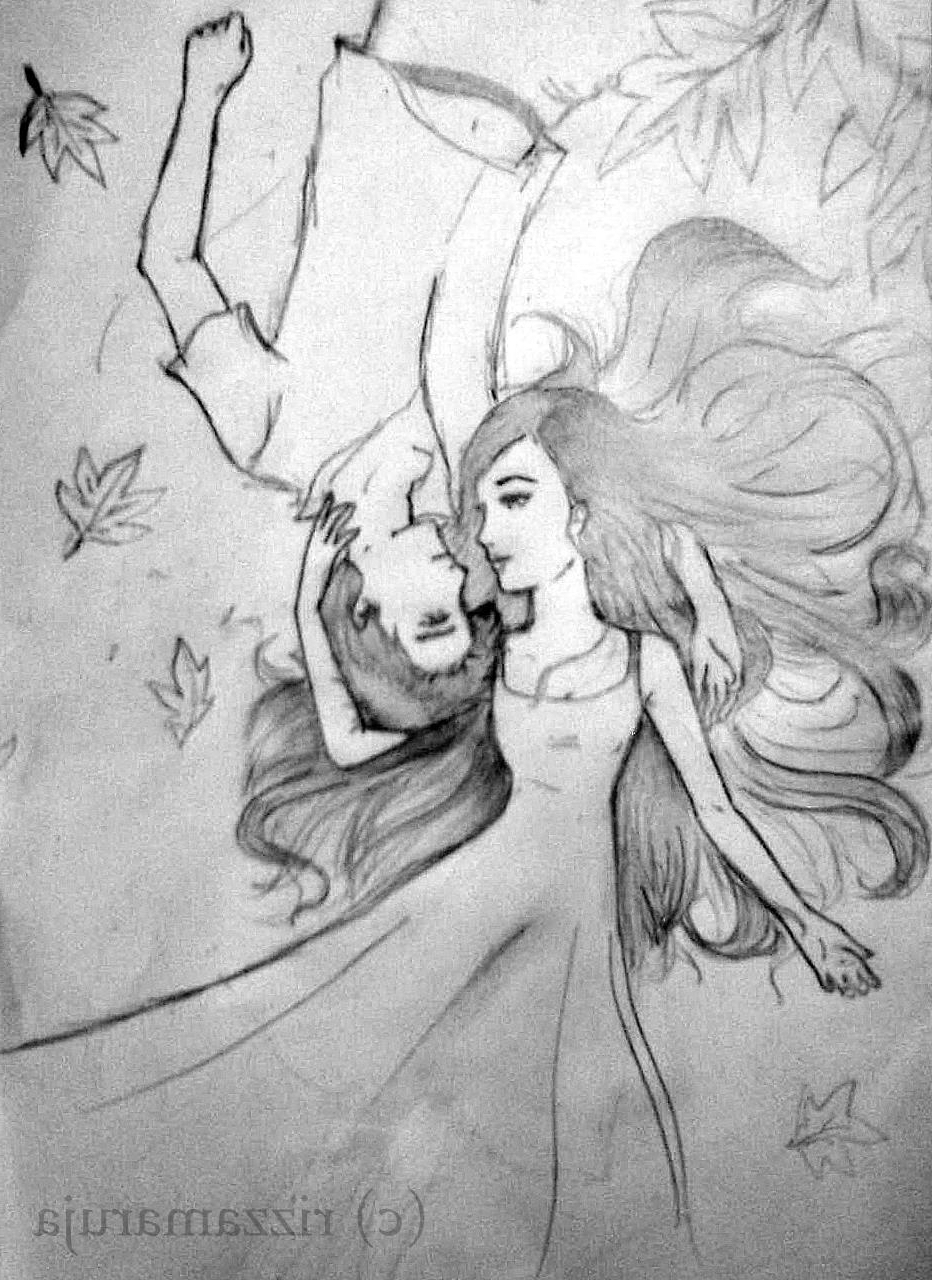 932x1280 drawing friendship of boy and girl boy girl friendship sketch - Friendship Sketch Drawing