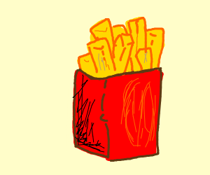 300x250 french fries drawing - Fries Drawing