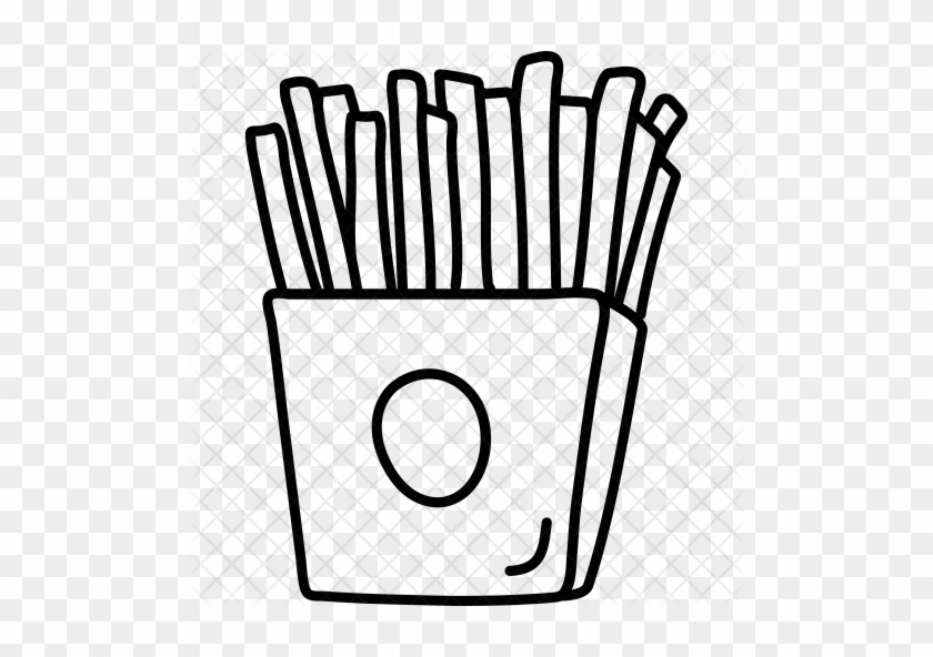 840x592 french fries icon - Fries Drawing