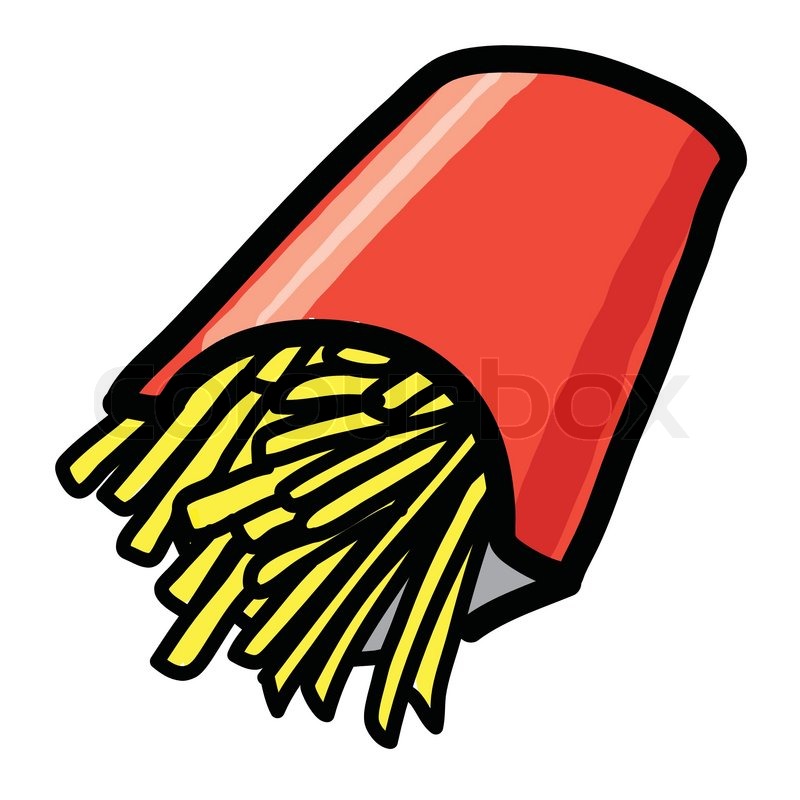 800x800 the abstract of french fries - Fries Drawing